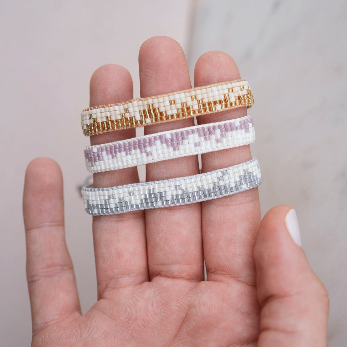 PULSERA LOOM ISIS SILVER