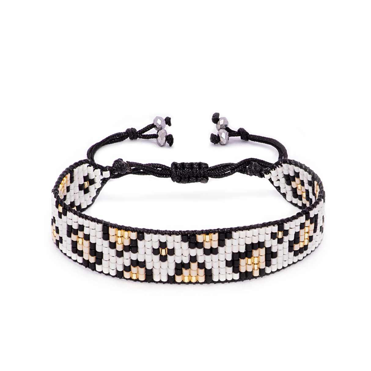 PULSERA LOOM IRIS BLACK