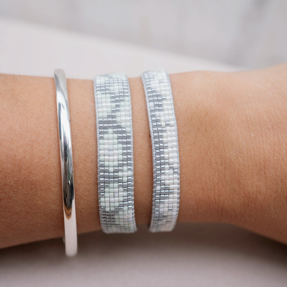 PULSERA LOOM IRIS MINT