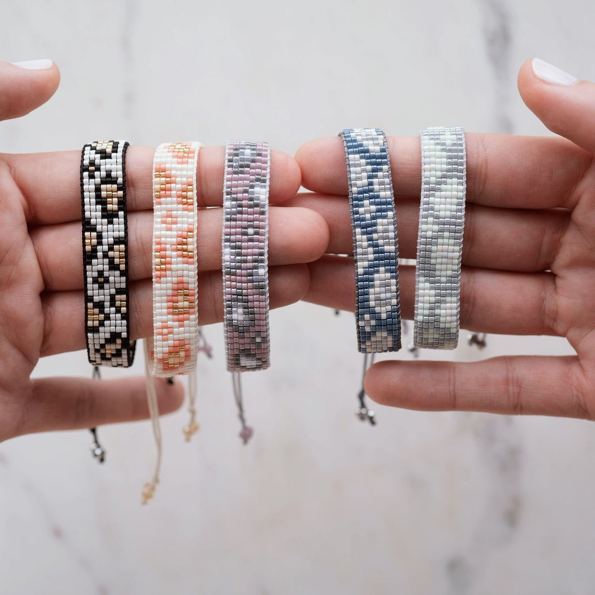 PULSERA LOOM IRIS MINT