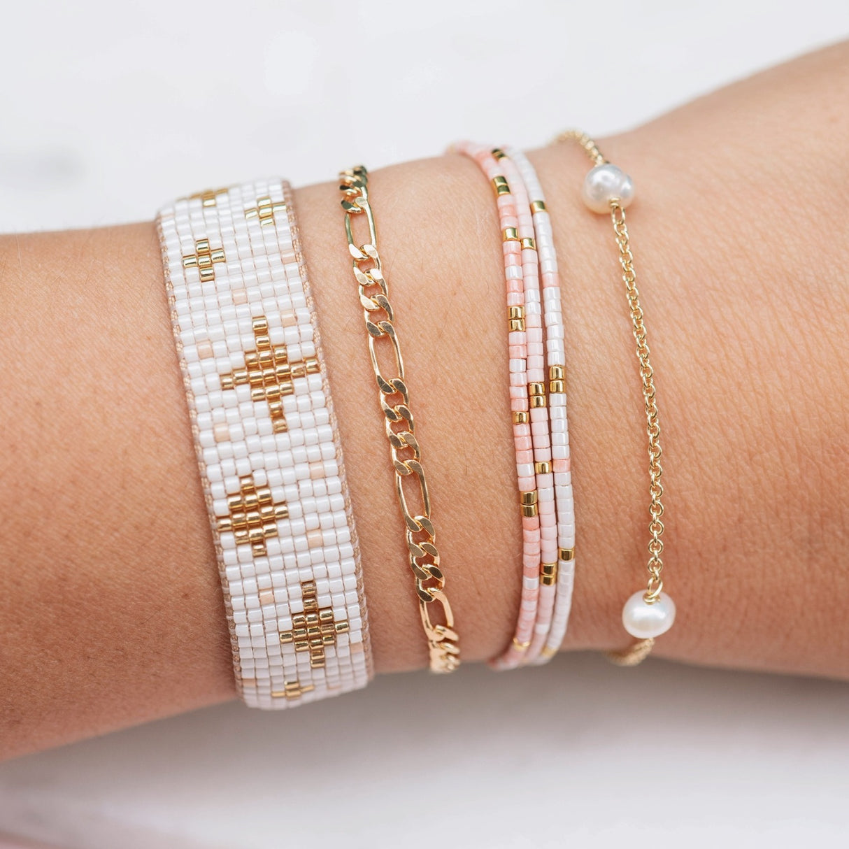 PULSERA LOOM IRENE GOLD