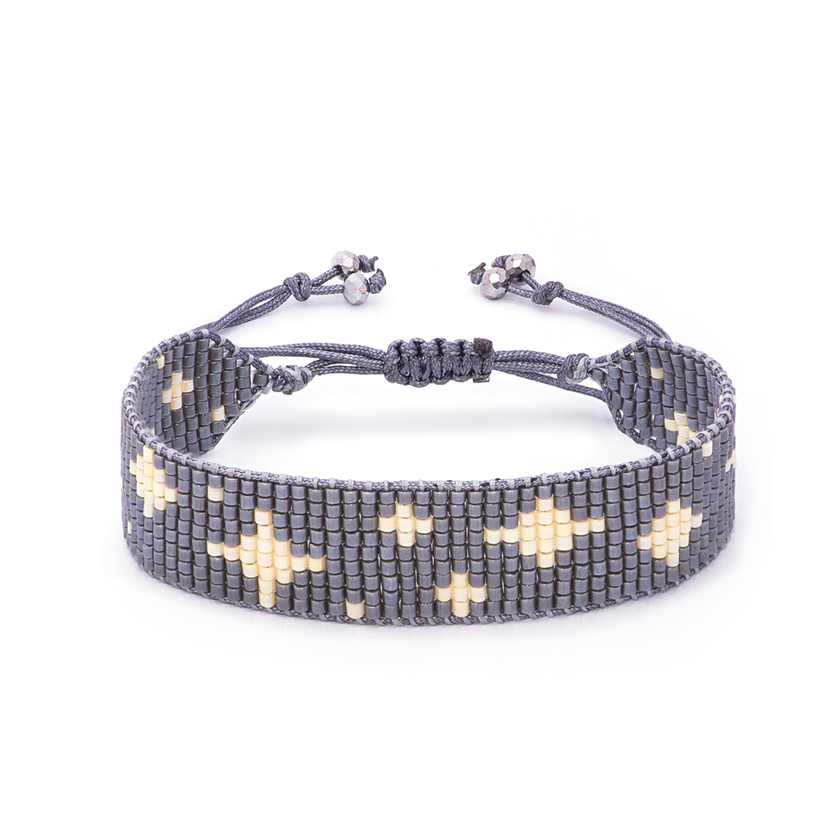 PULSERA LOOM IRENE GRAPHITE