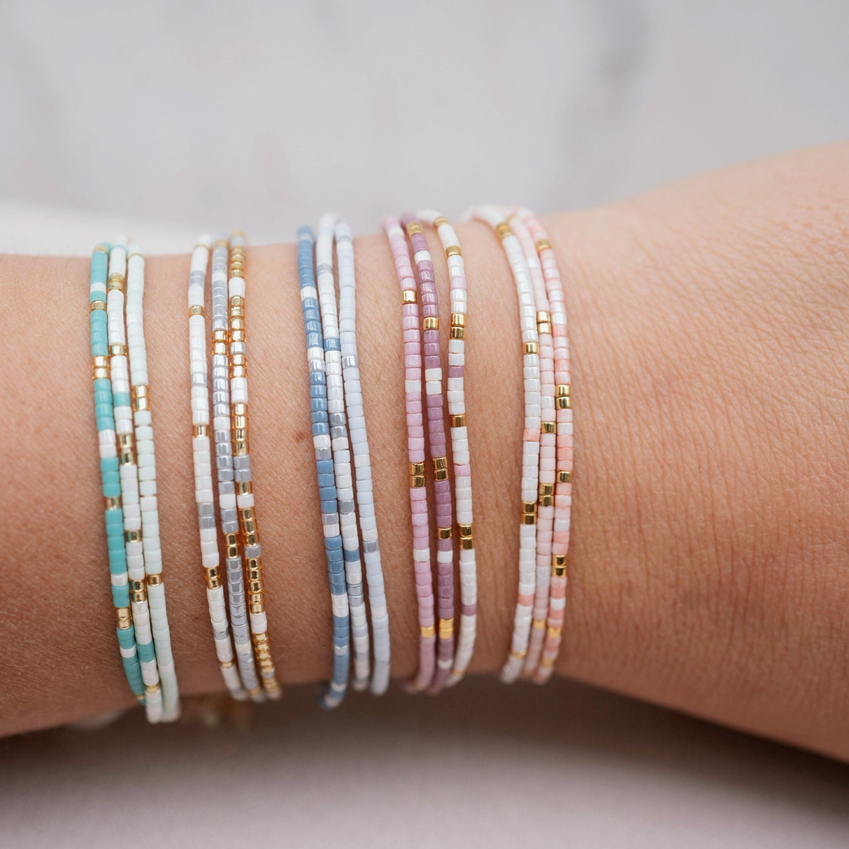 PULSERA LOOM IVY AQUA