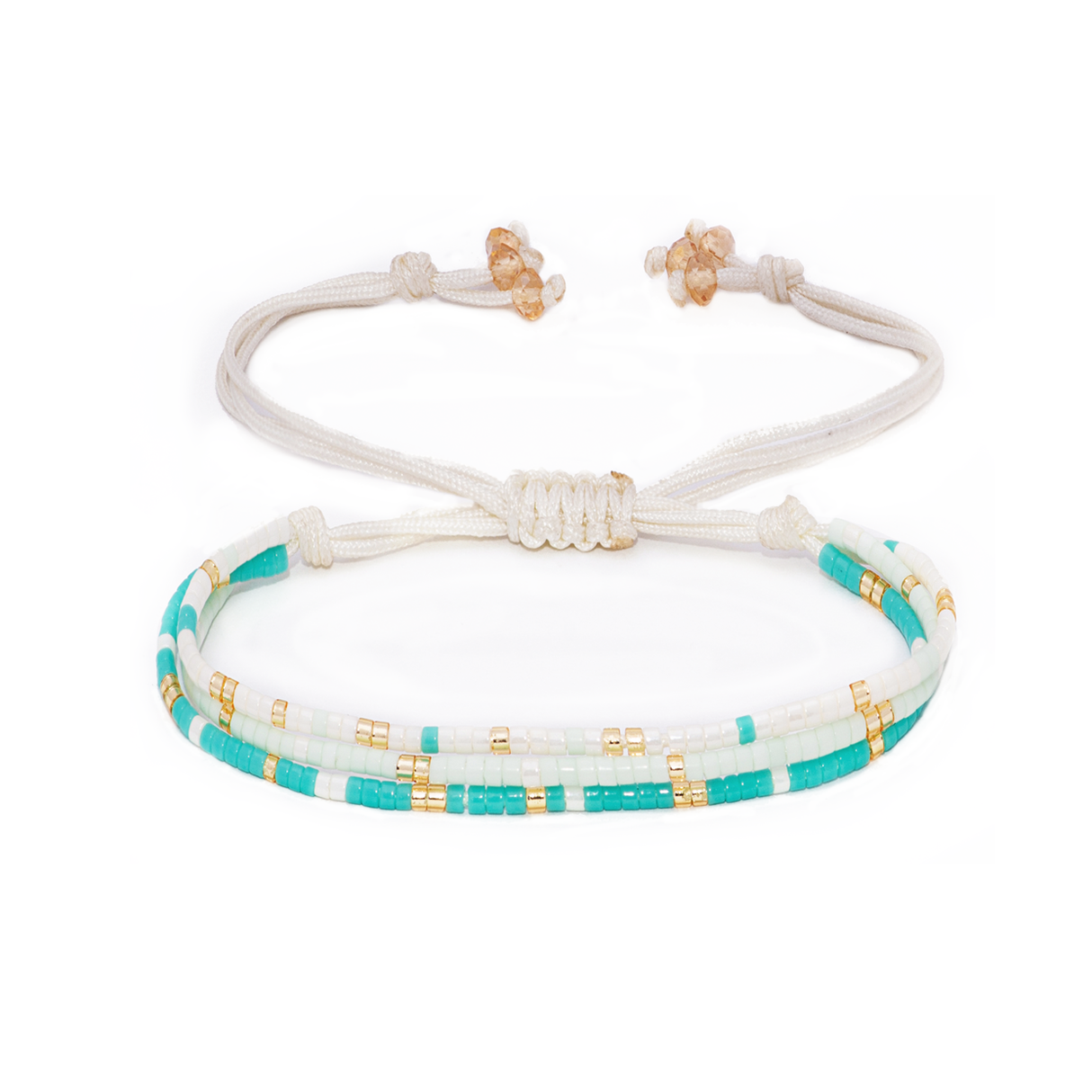 PULSERA LOOM IVY AQUA