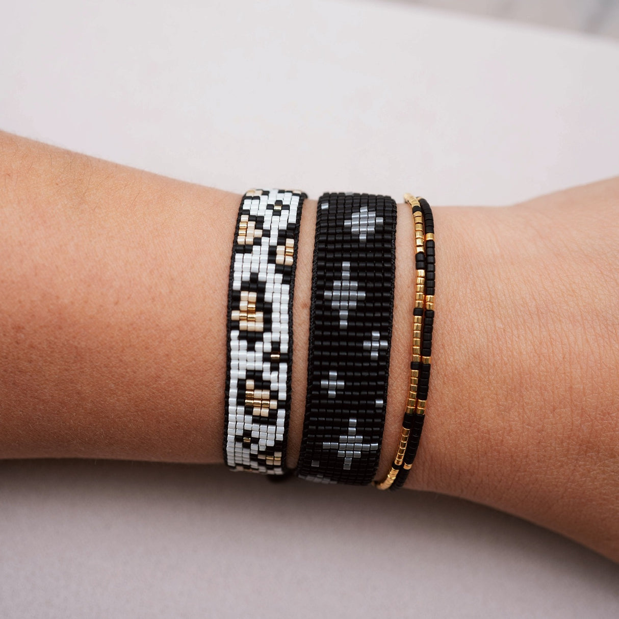 PULSERA LOOM IVY BLACK