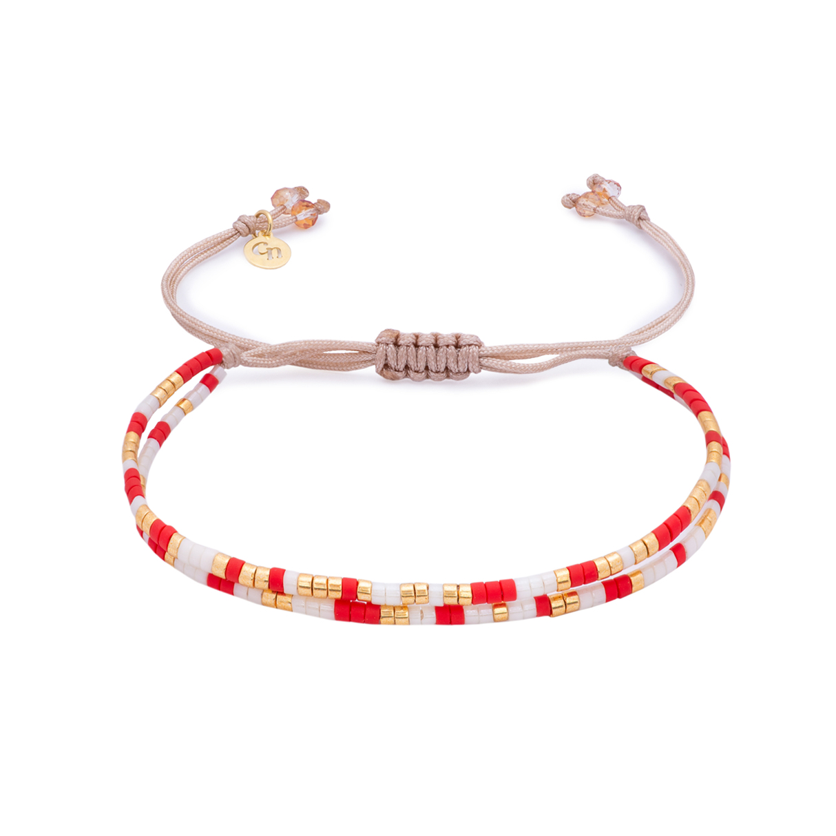 PULSERA LOOM IVY RED