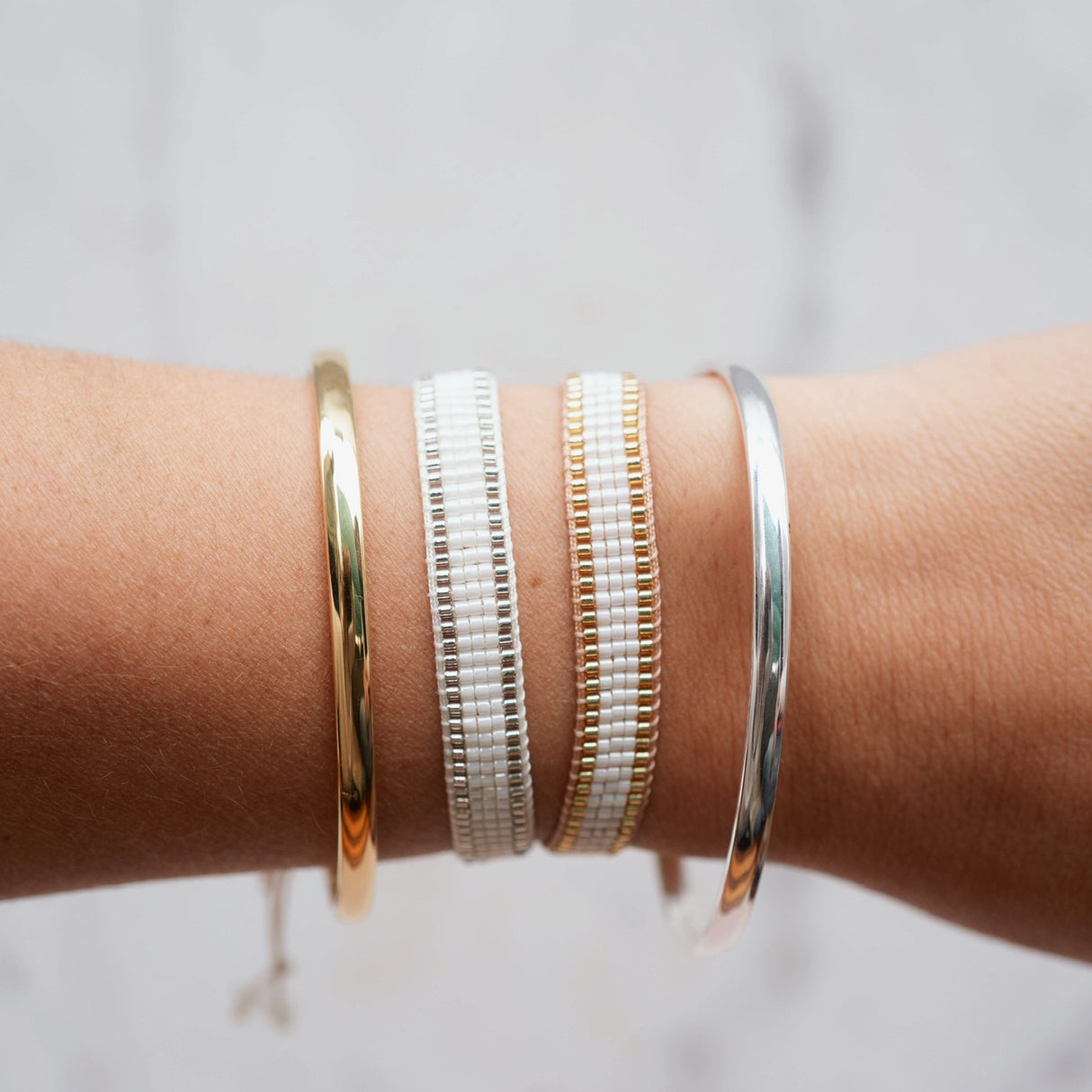 PULSERA LOOM INEA SILVER