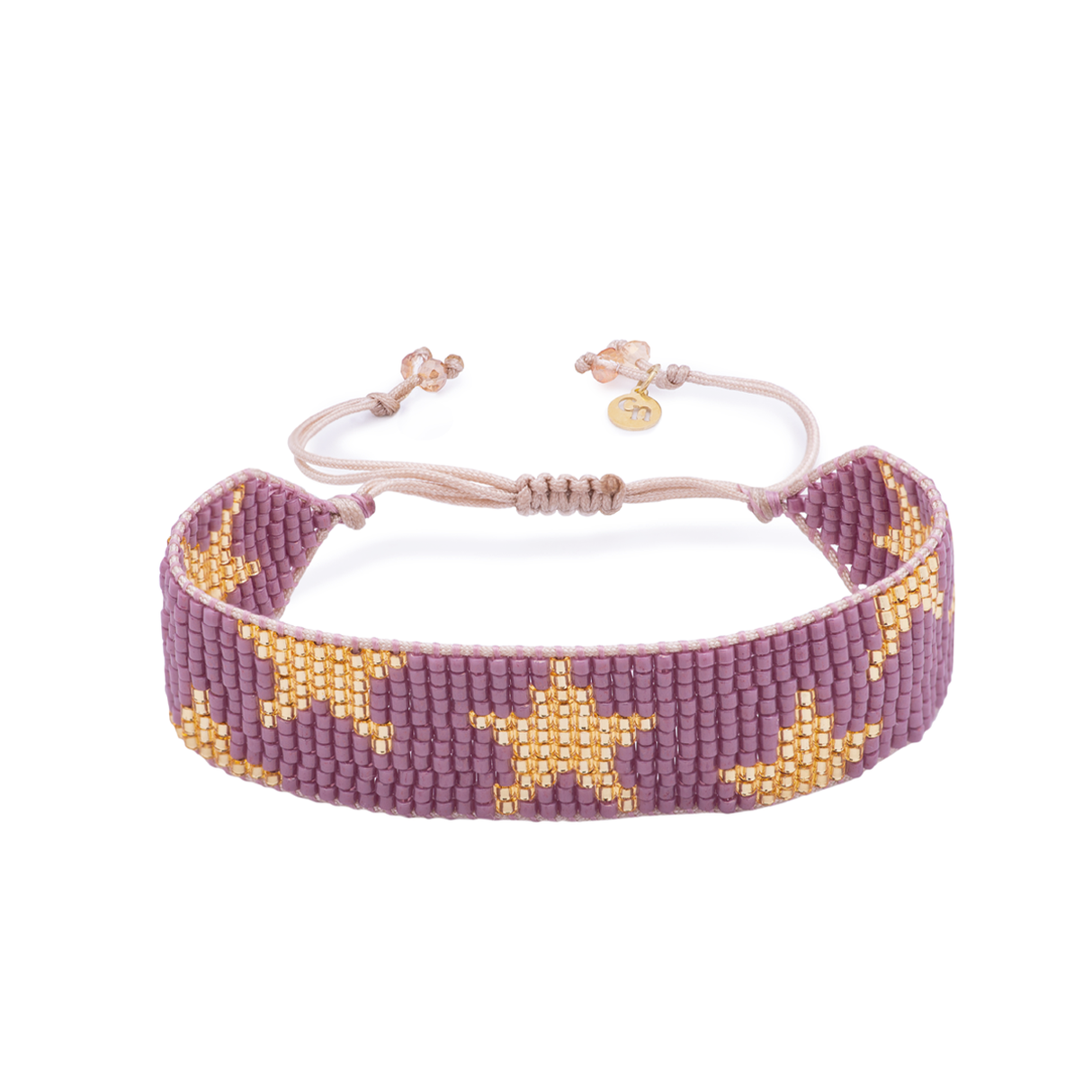 PULSERA LOOM INDI MALVA