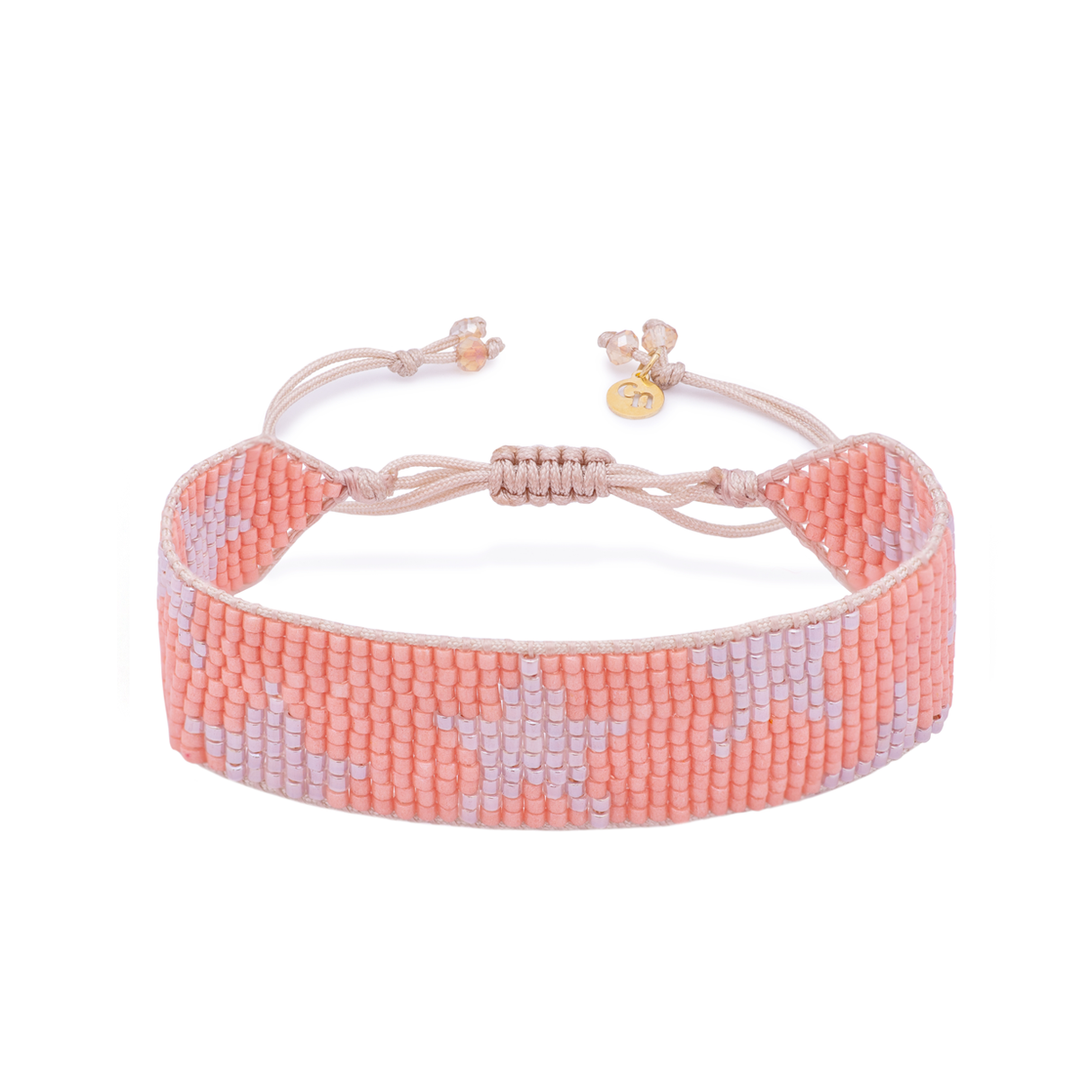 PULSERA LOOM INDI PEACH