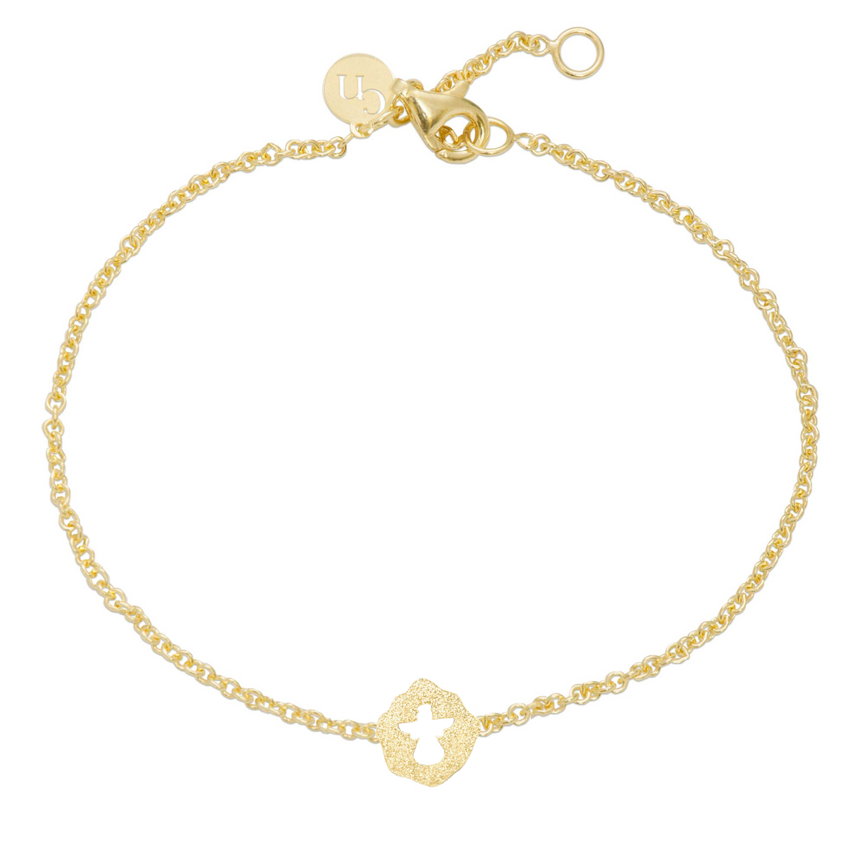 Pulsera Placa Ángel Gold