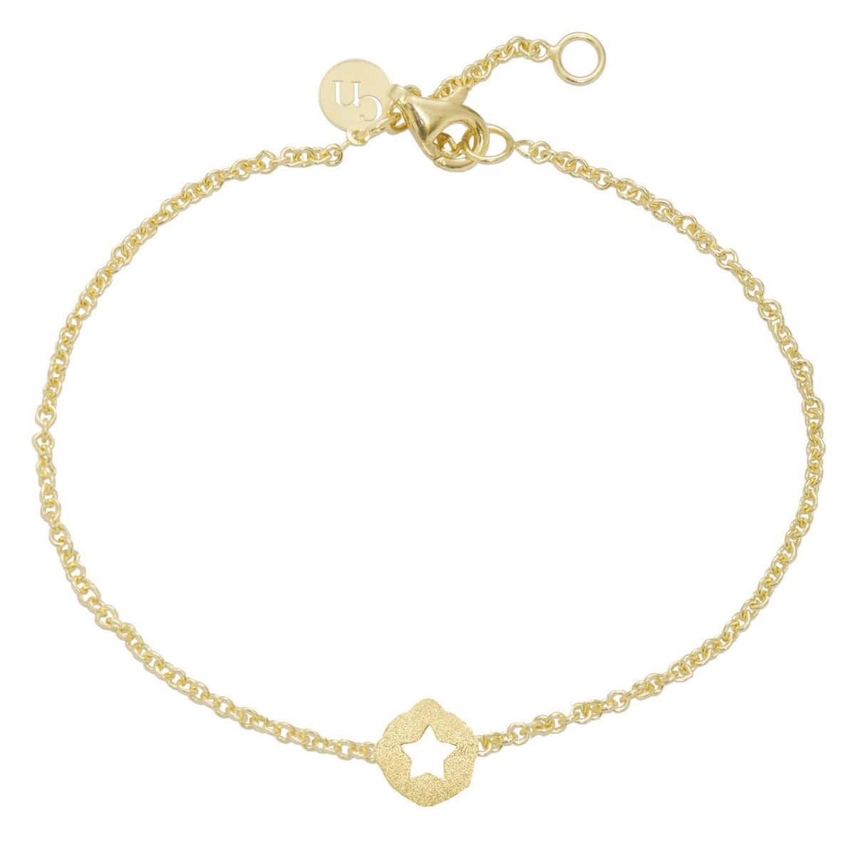 Pulsera Placa Estrella Gold