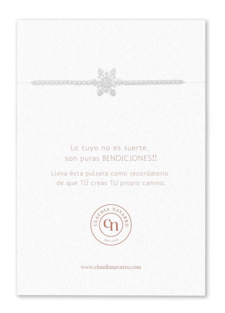 Pulsera Snowflake Silver