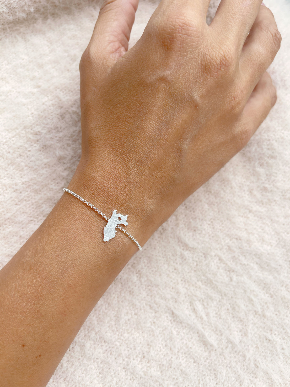 Pulsera Mapa Silver