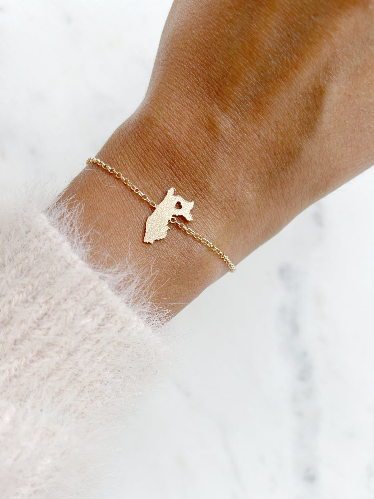 Pulsera Mapa Gold