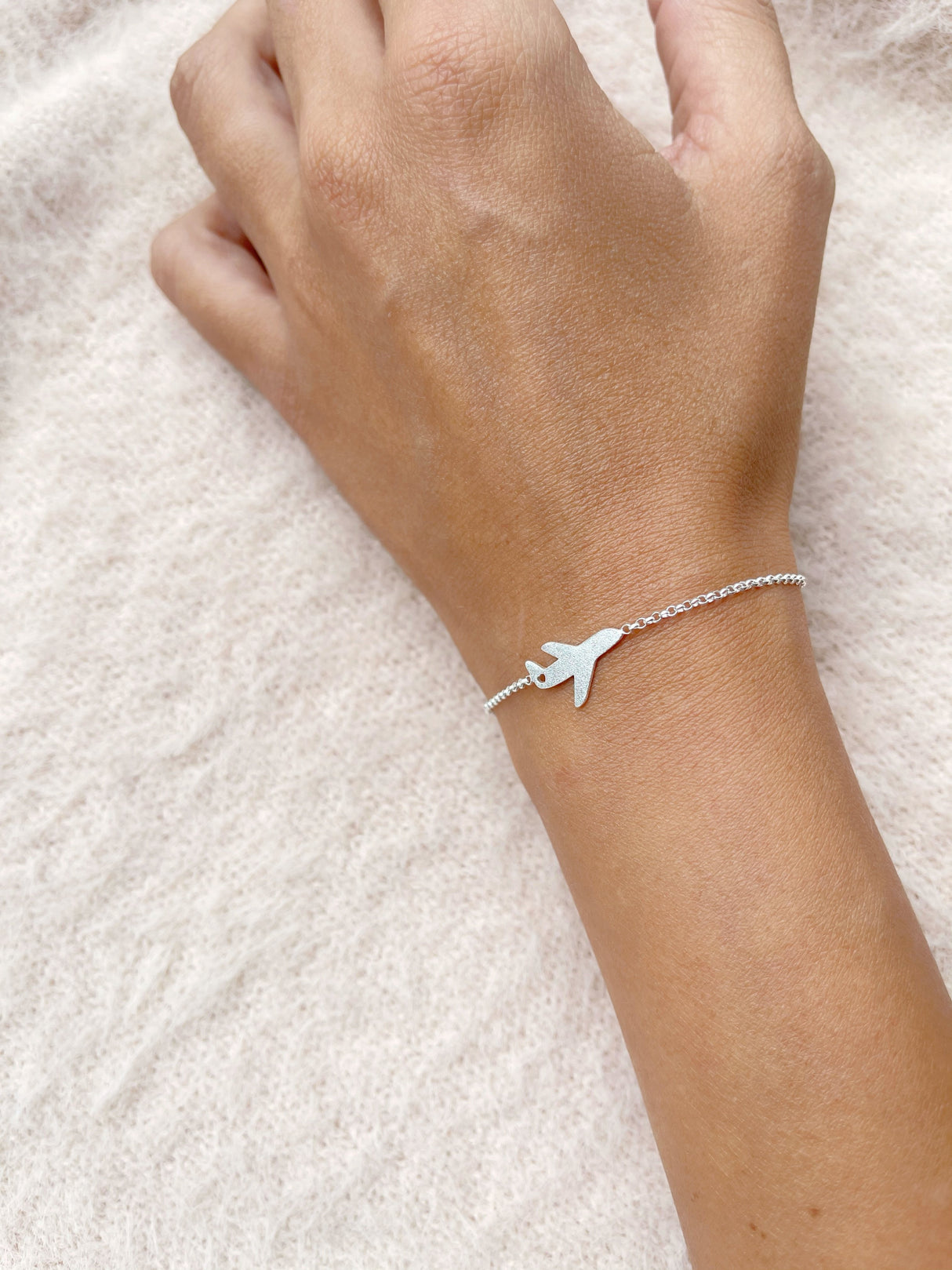 Pulsera Avión Silver