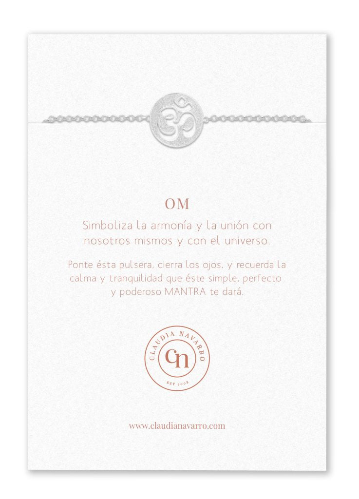 Pulsera Om Silver