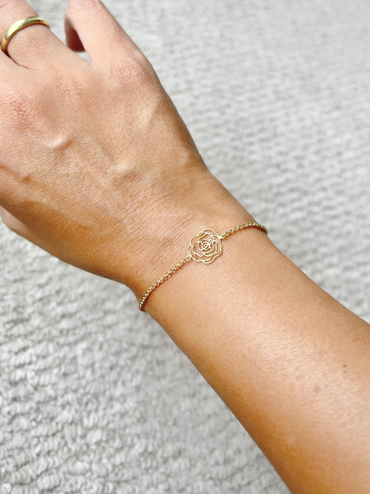 Pulsera Rosa Gold