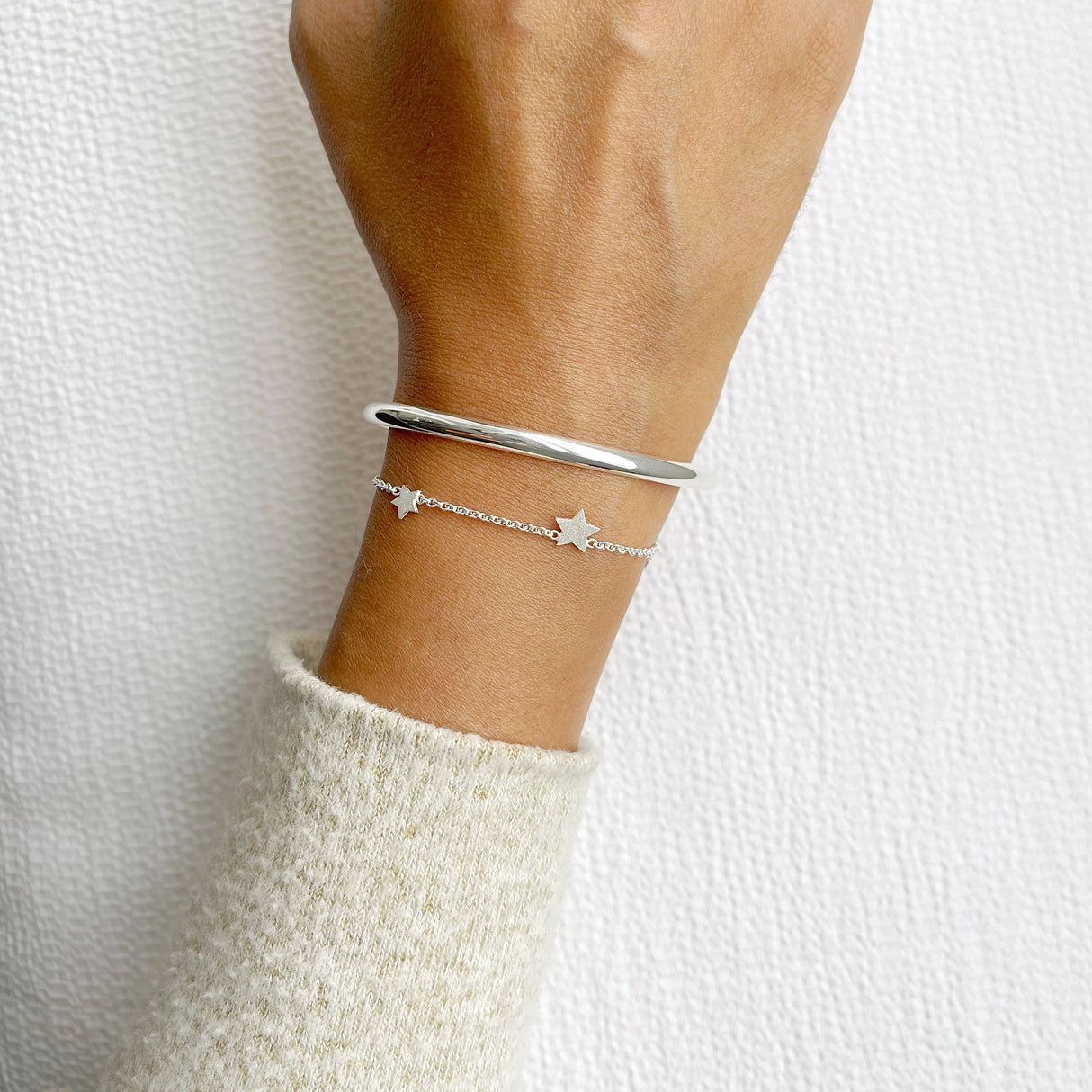 Pulsera Estrellitas Silver