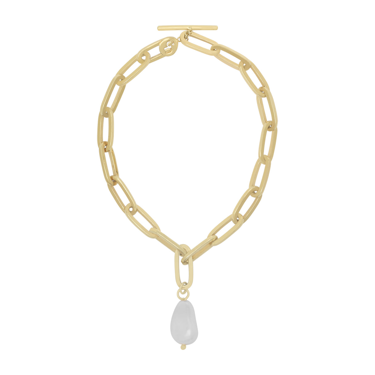 Pulsera Link X Pearl Gold