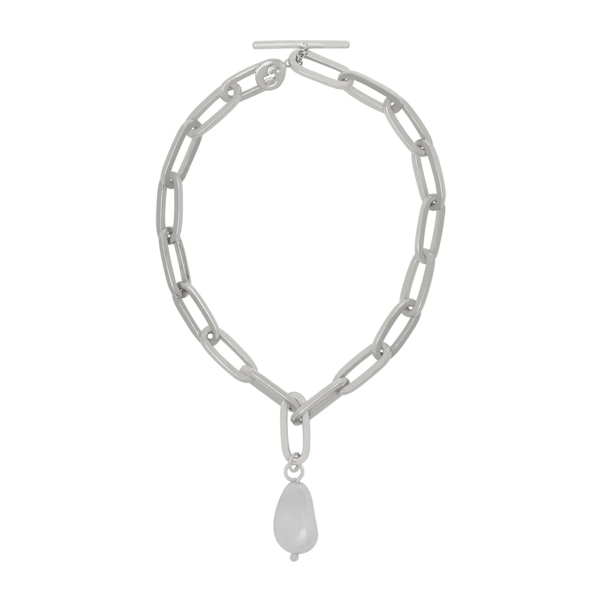 Pulsera Link X Pearl Silver