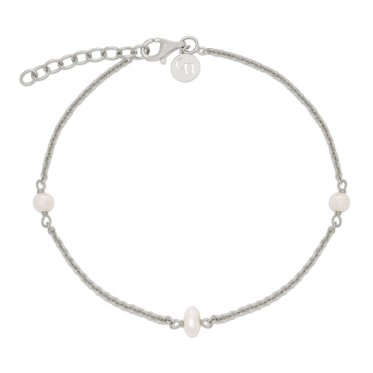 Pulsera Mix Pearl Silver