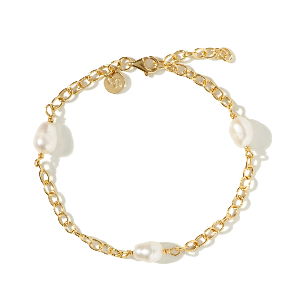 Pulsera ara Pearl Gold