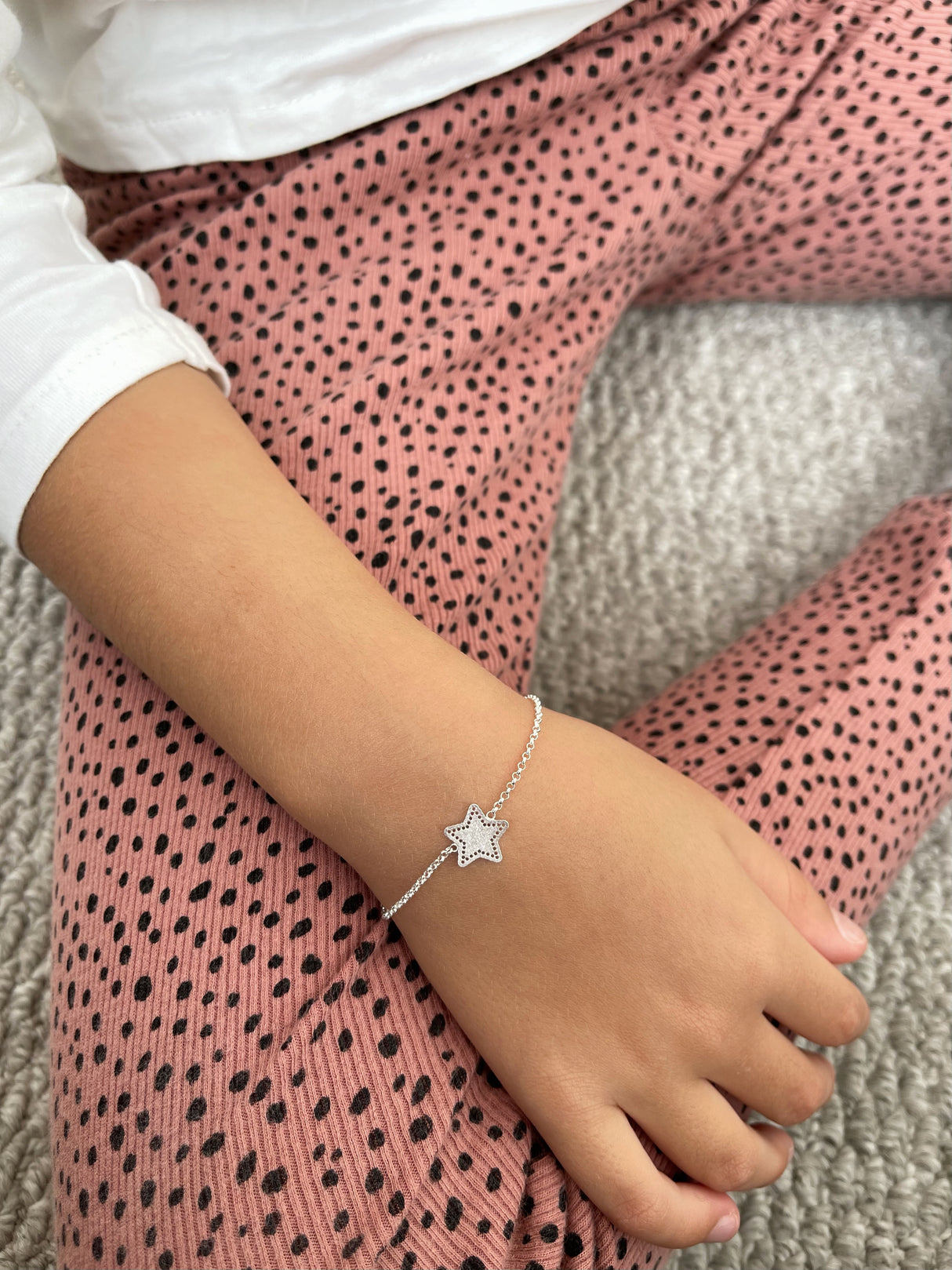 Pulsera Kids Estrellada Silver
