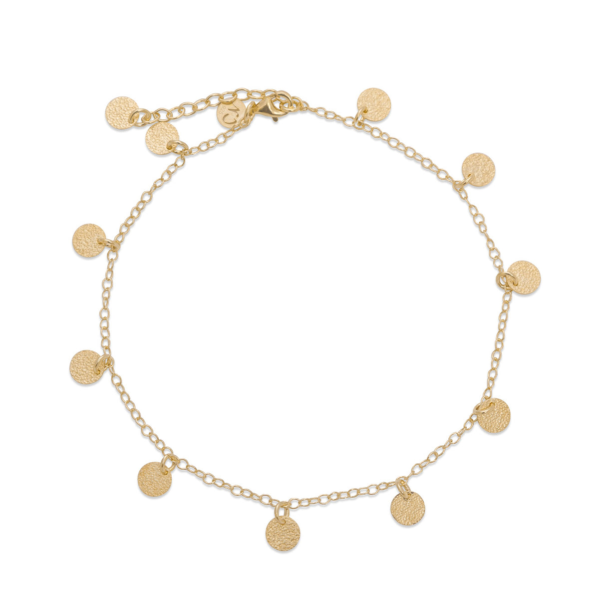 Tobillera Circulos Gold