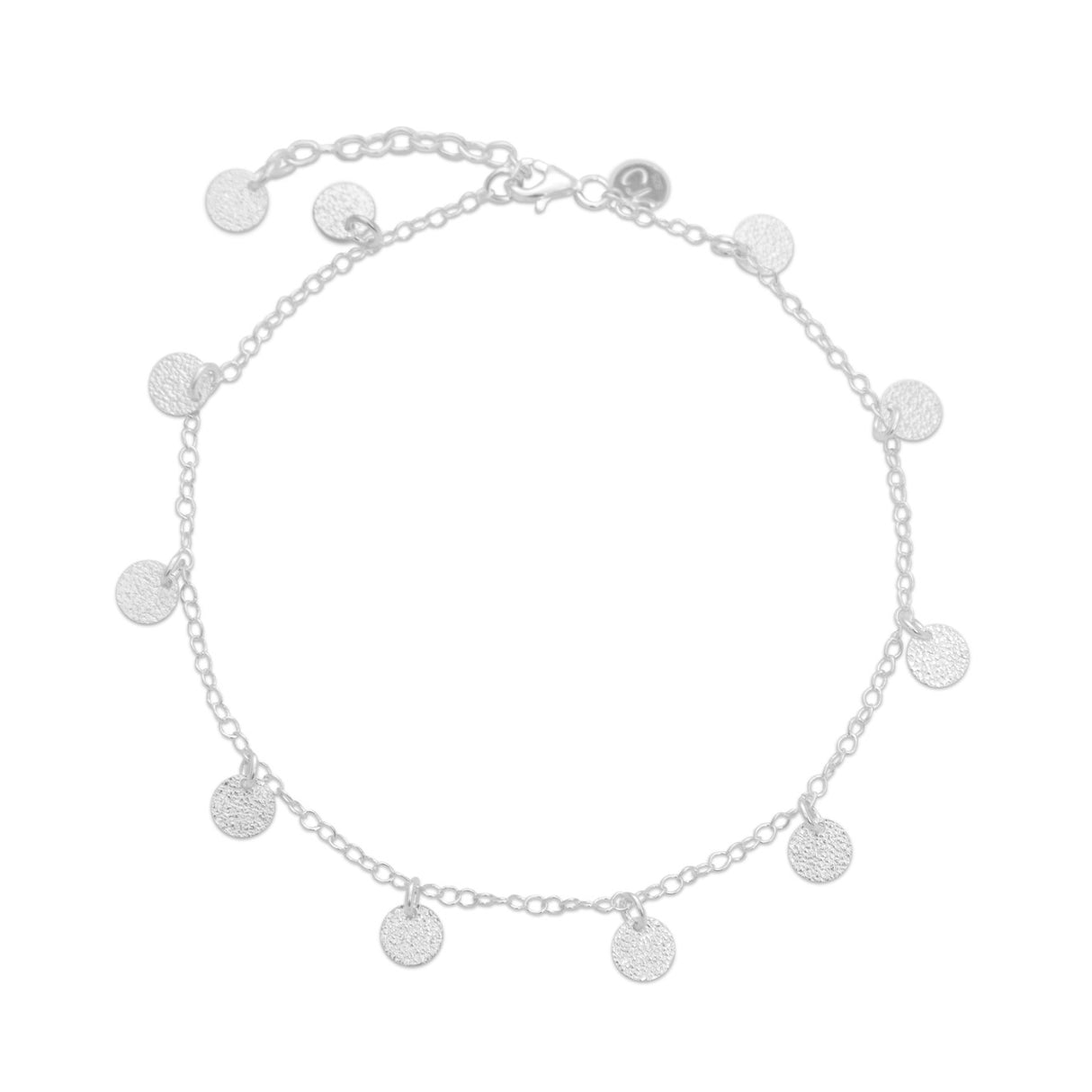 Tobillera Circulos Silver