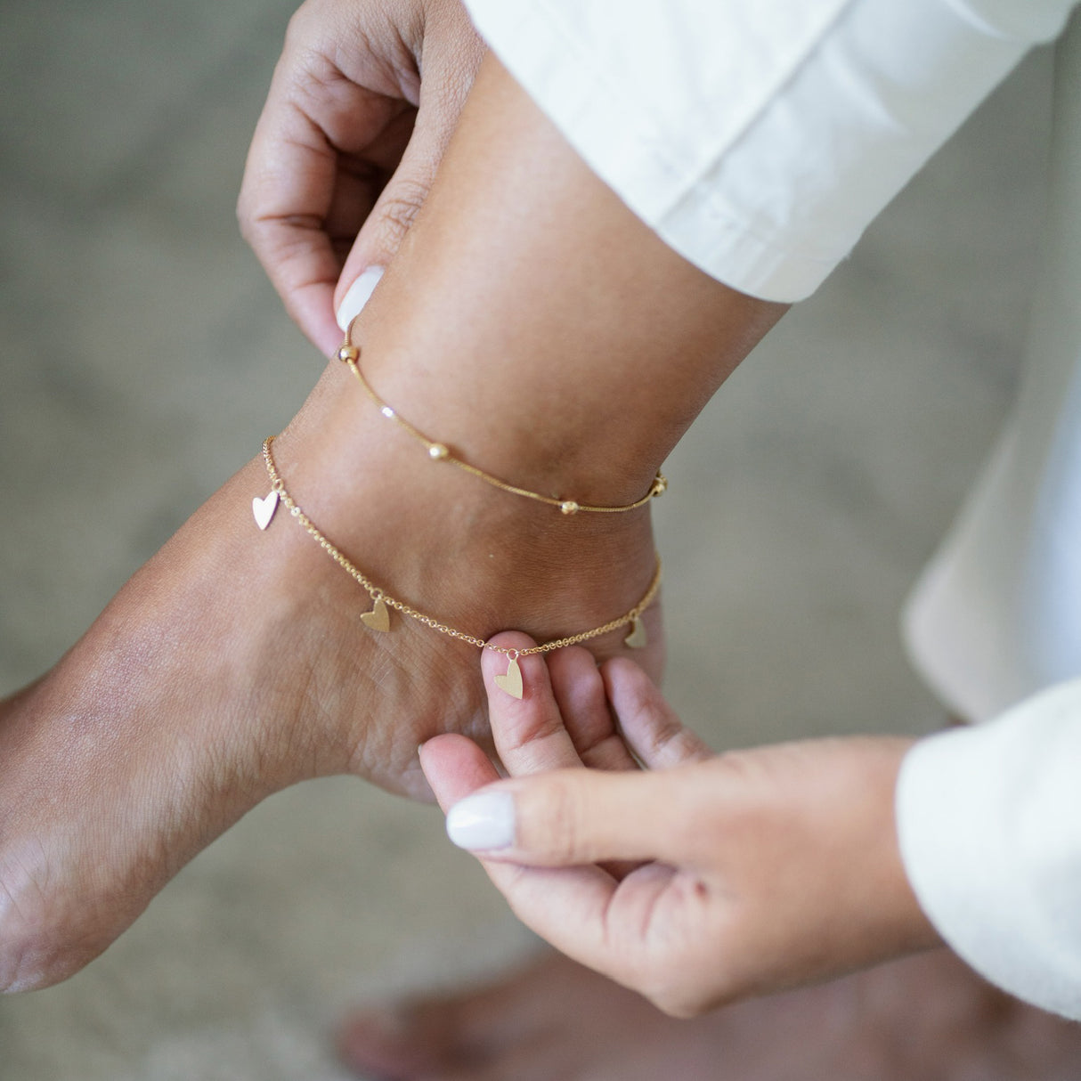 Tobillera Amour gold