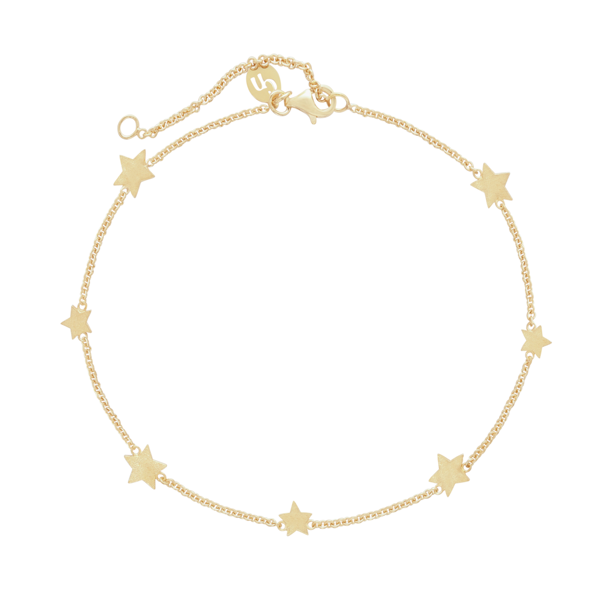 Tobillera Estrellitas gold