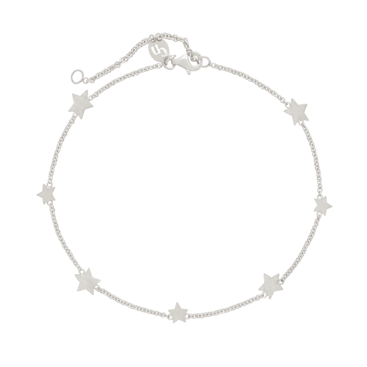 Tobillera Estrellitas Silver