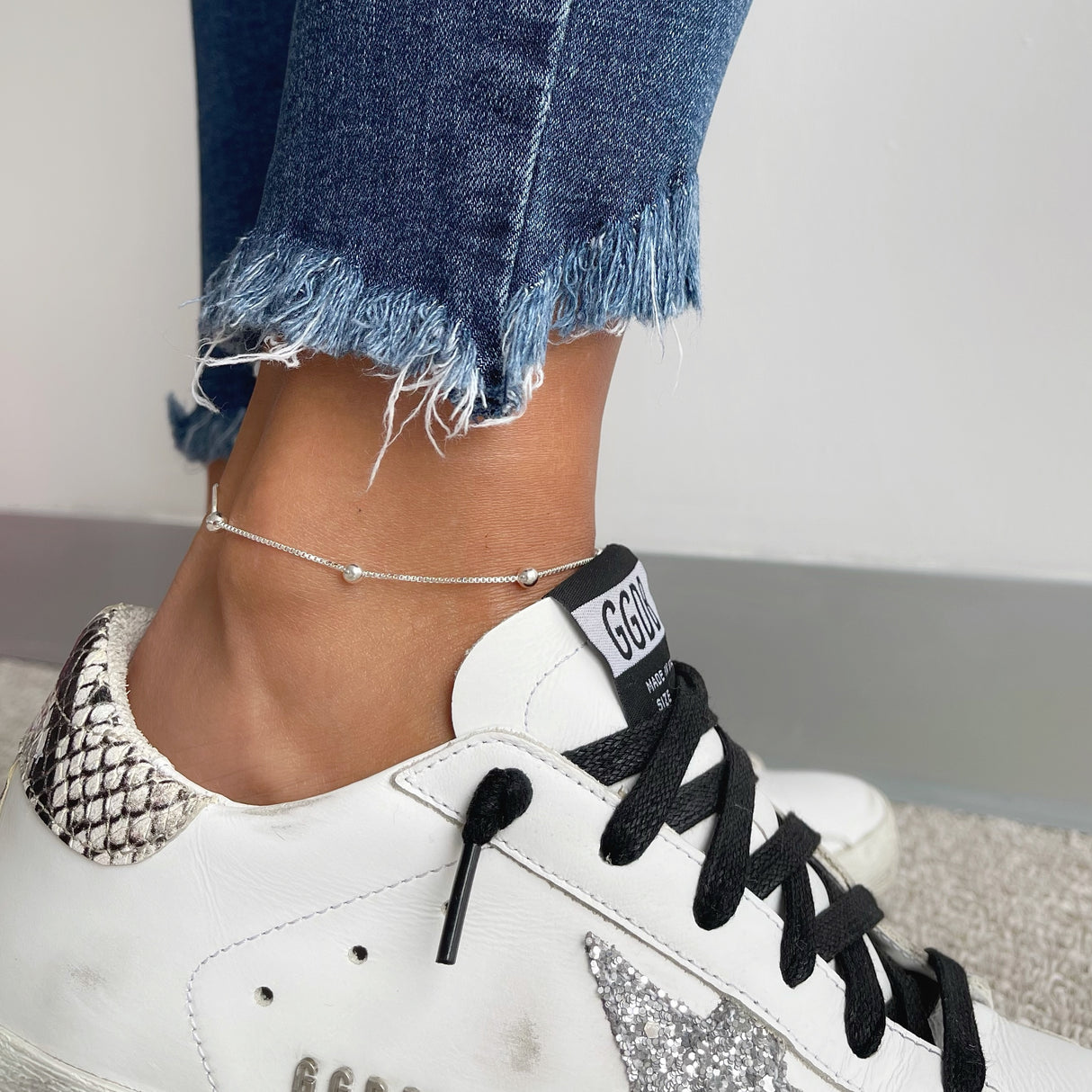 Tobillera Bomb silver