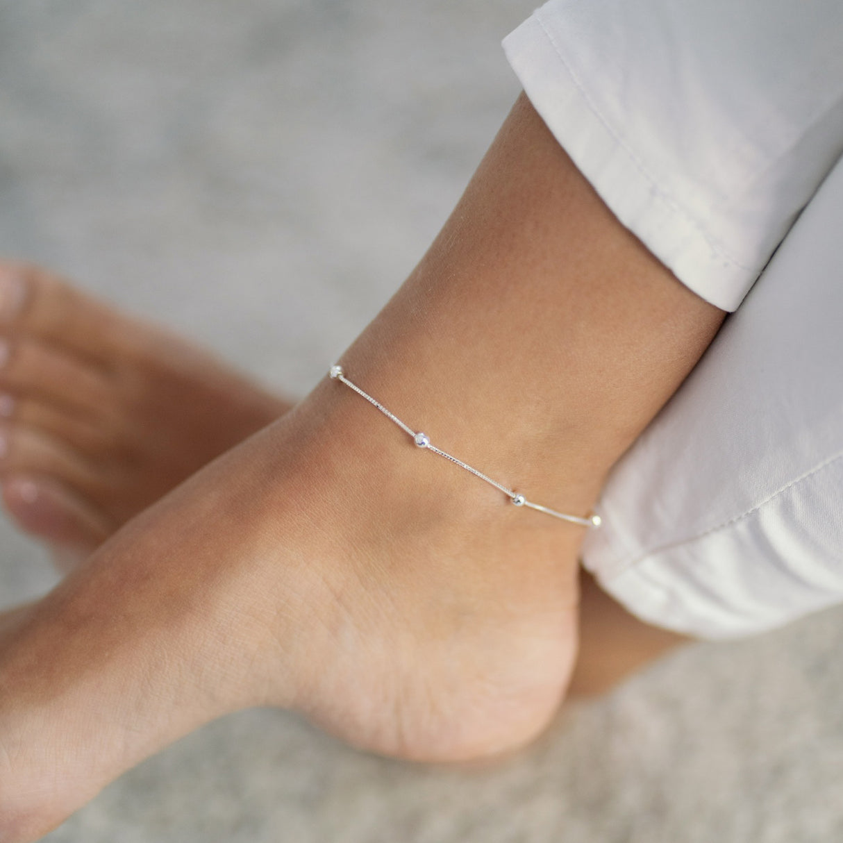 Tobillera Bomb silver