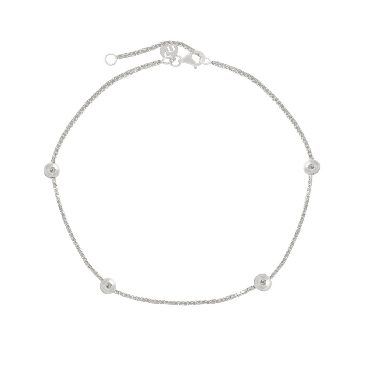 Tobillera Bomb silver