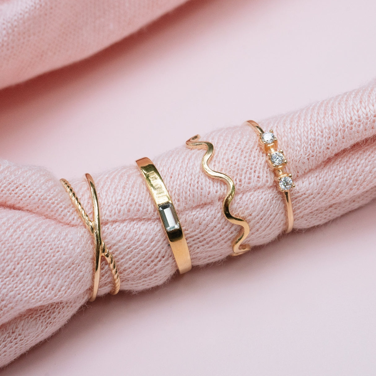 Anillo Triple Ilusion 18K