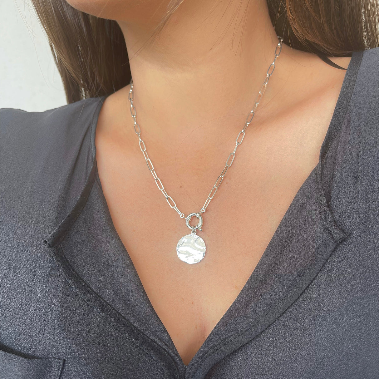 Gargantilla Toggle Flare Silver