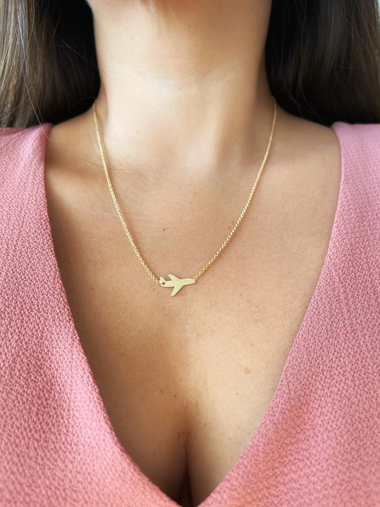 Collar Avión Gold