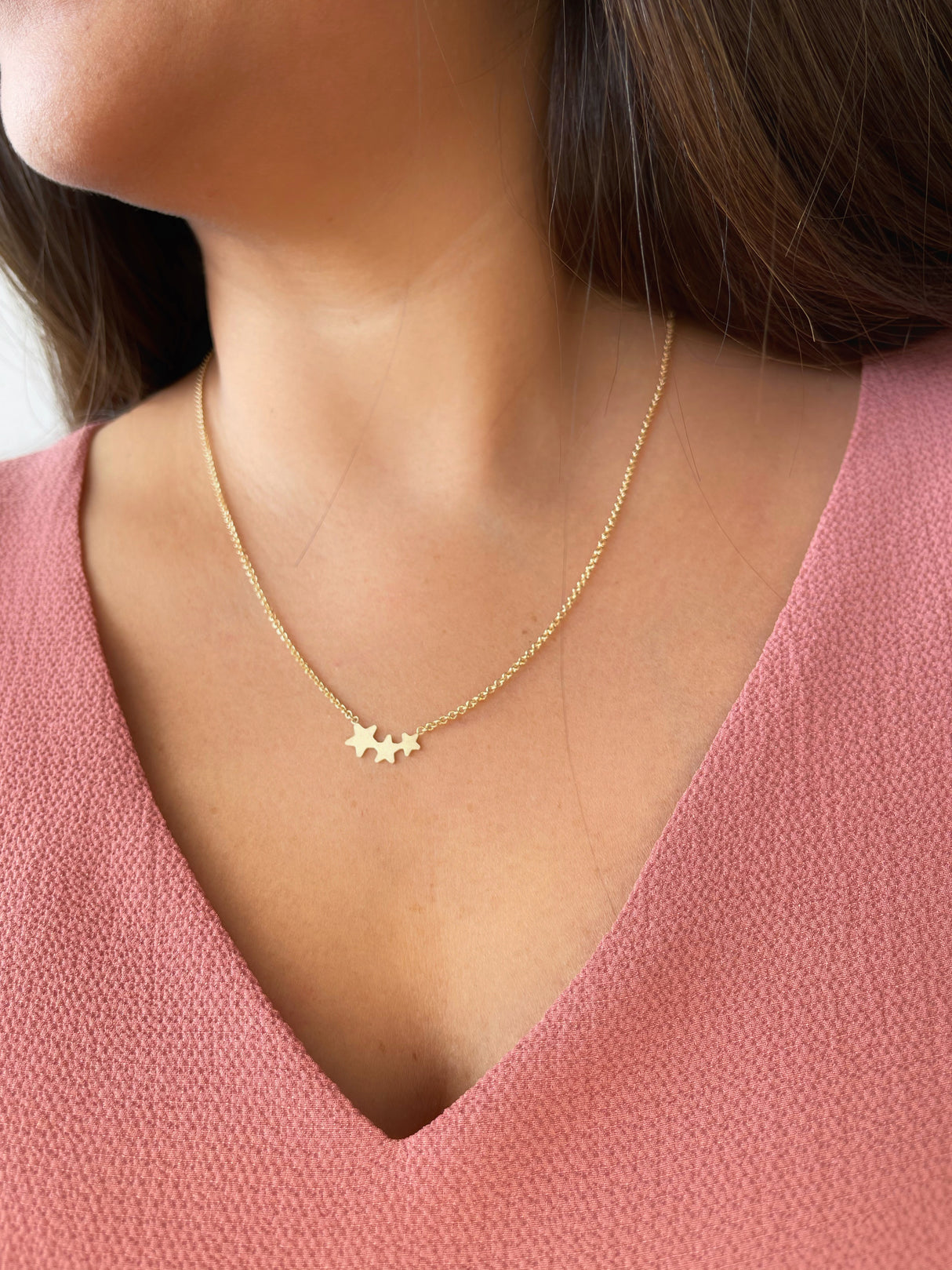 Collar Tres Estrellas Gold