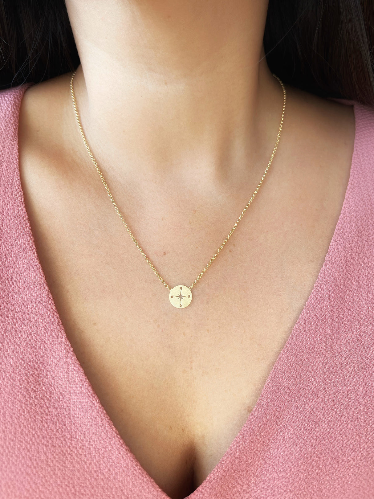 Collar Brújula Gold