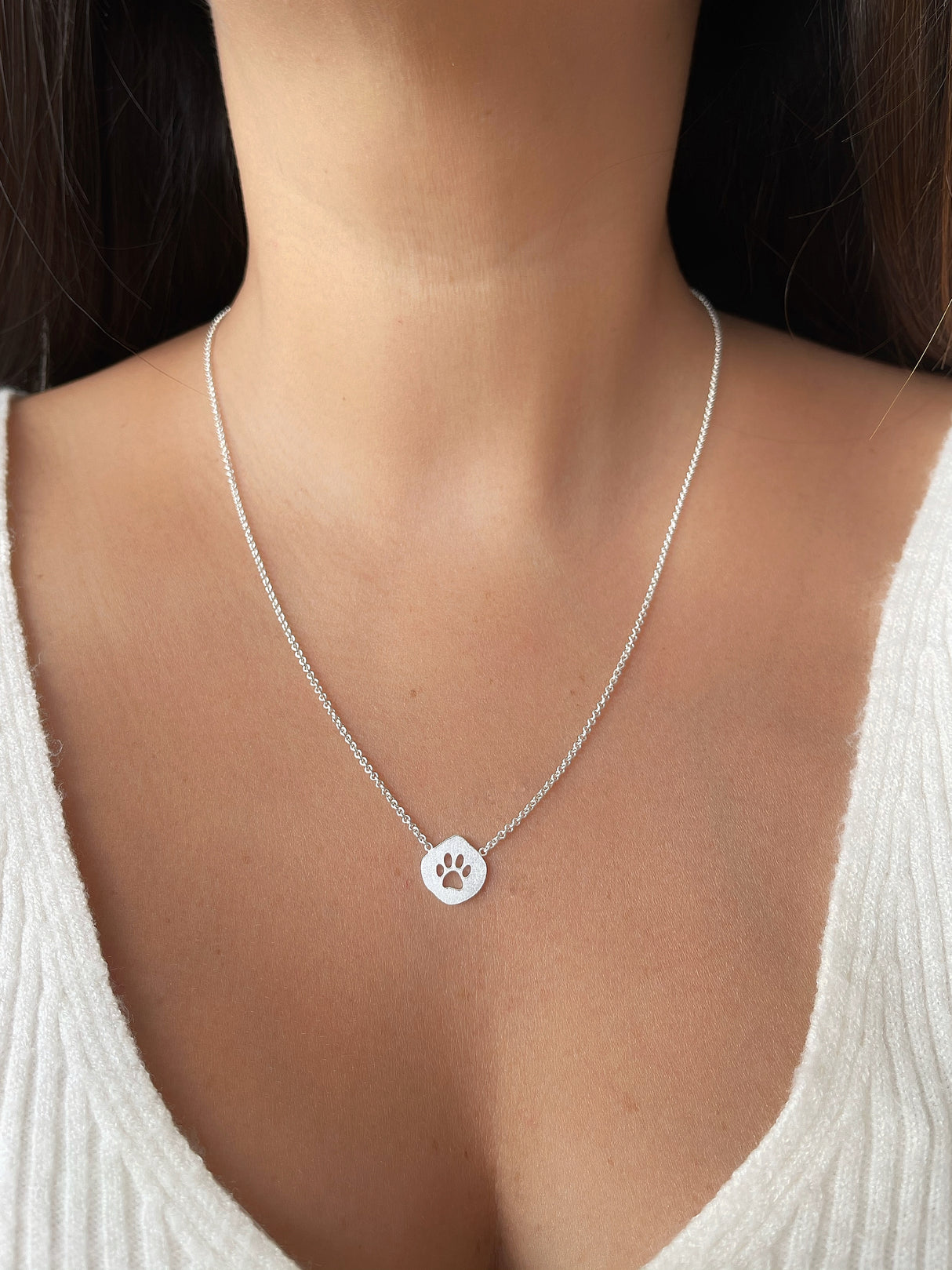 Collar Huella Silver