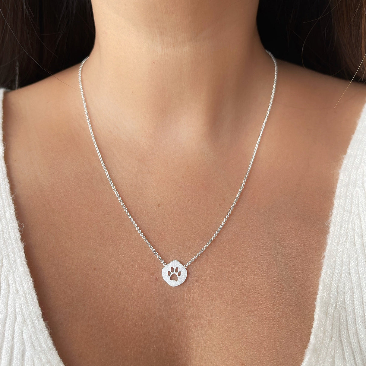 Collar Huella Silver