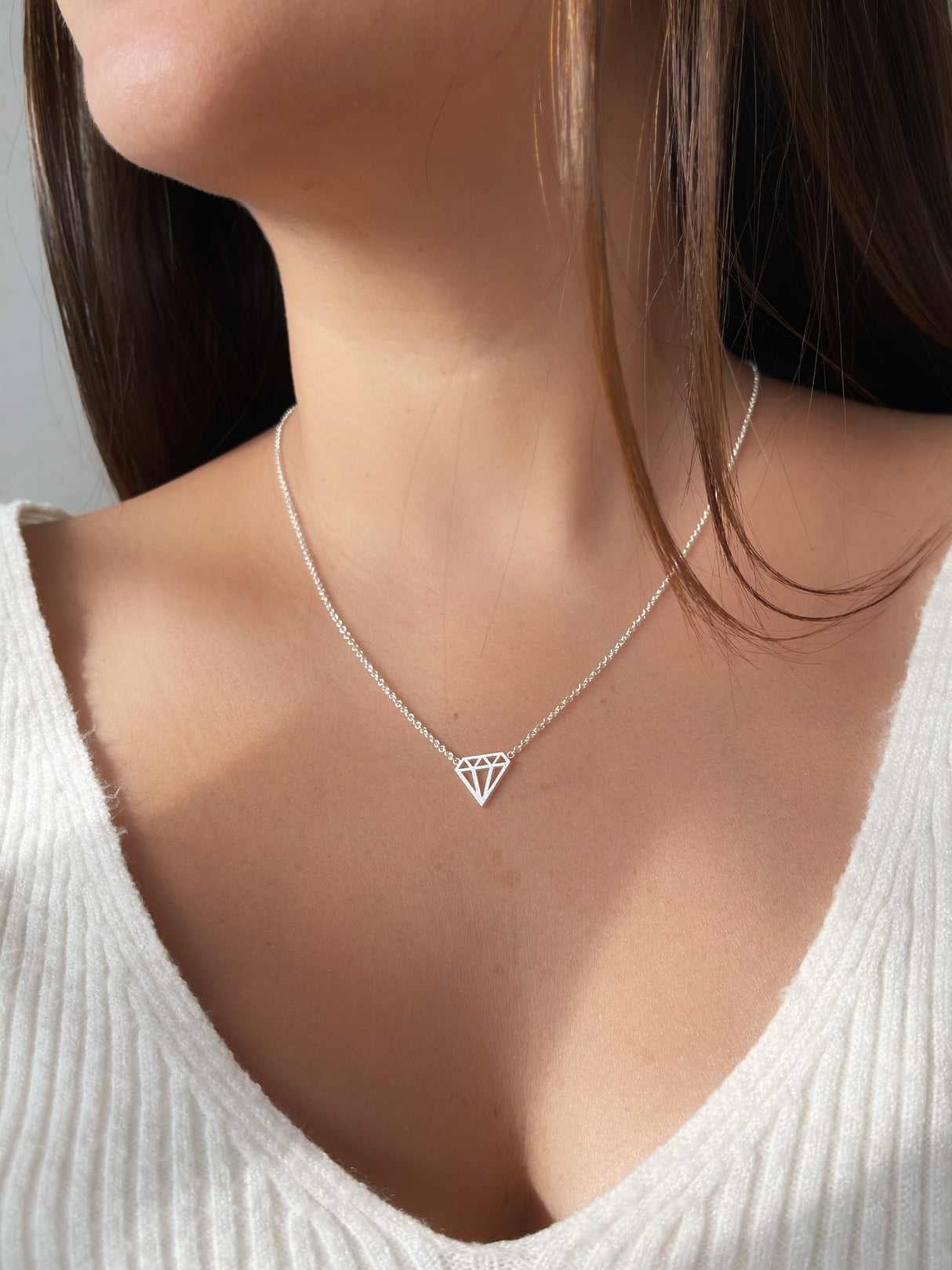 Collar Diamante Silver