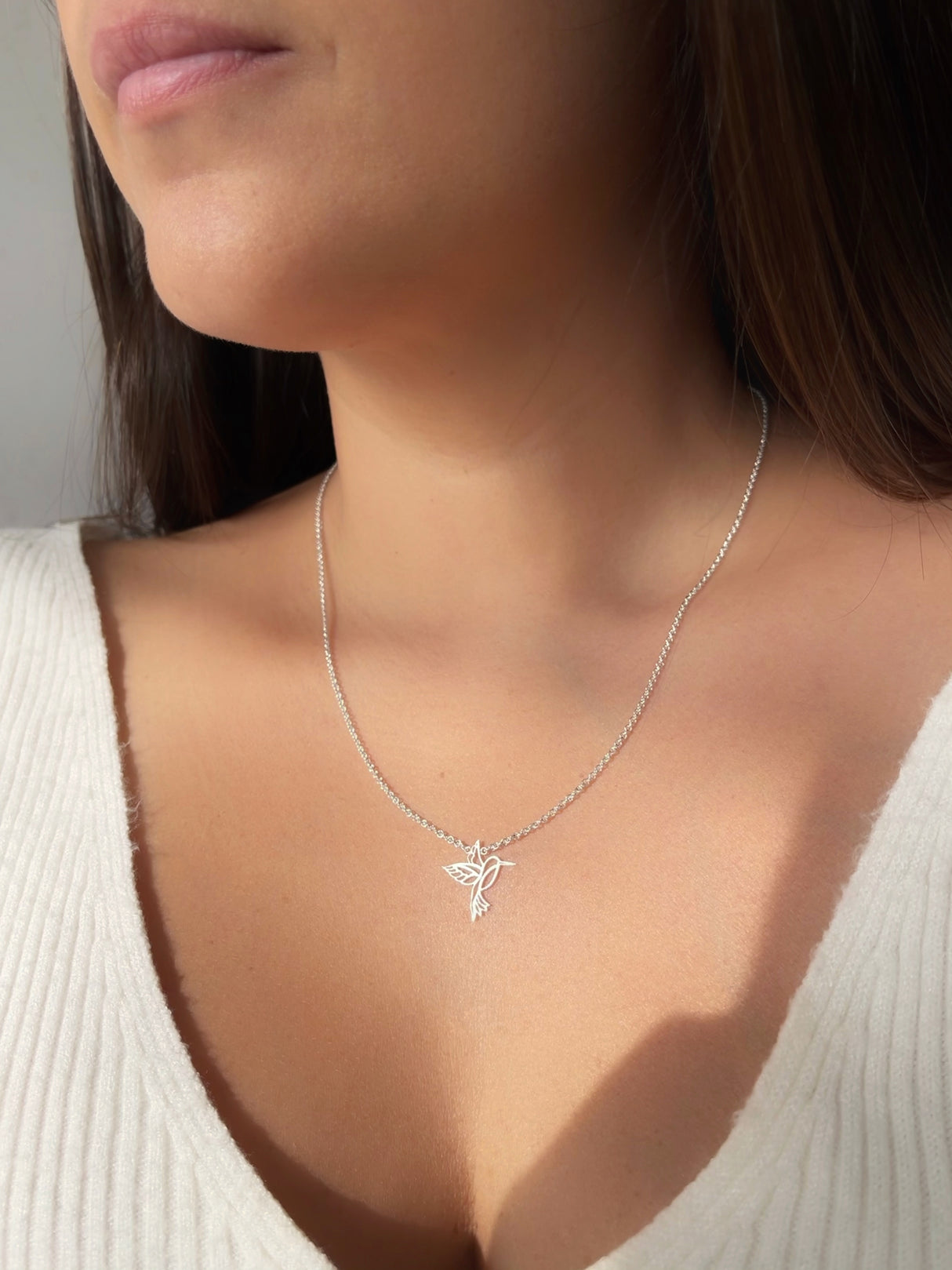 Collar Picaflor Silver