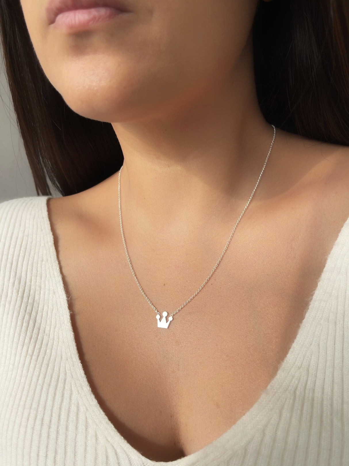 Collar Corona Silver