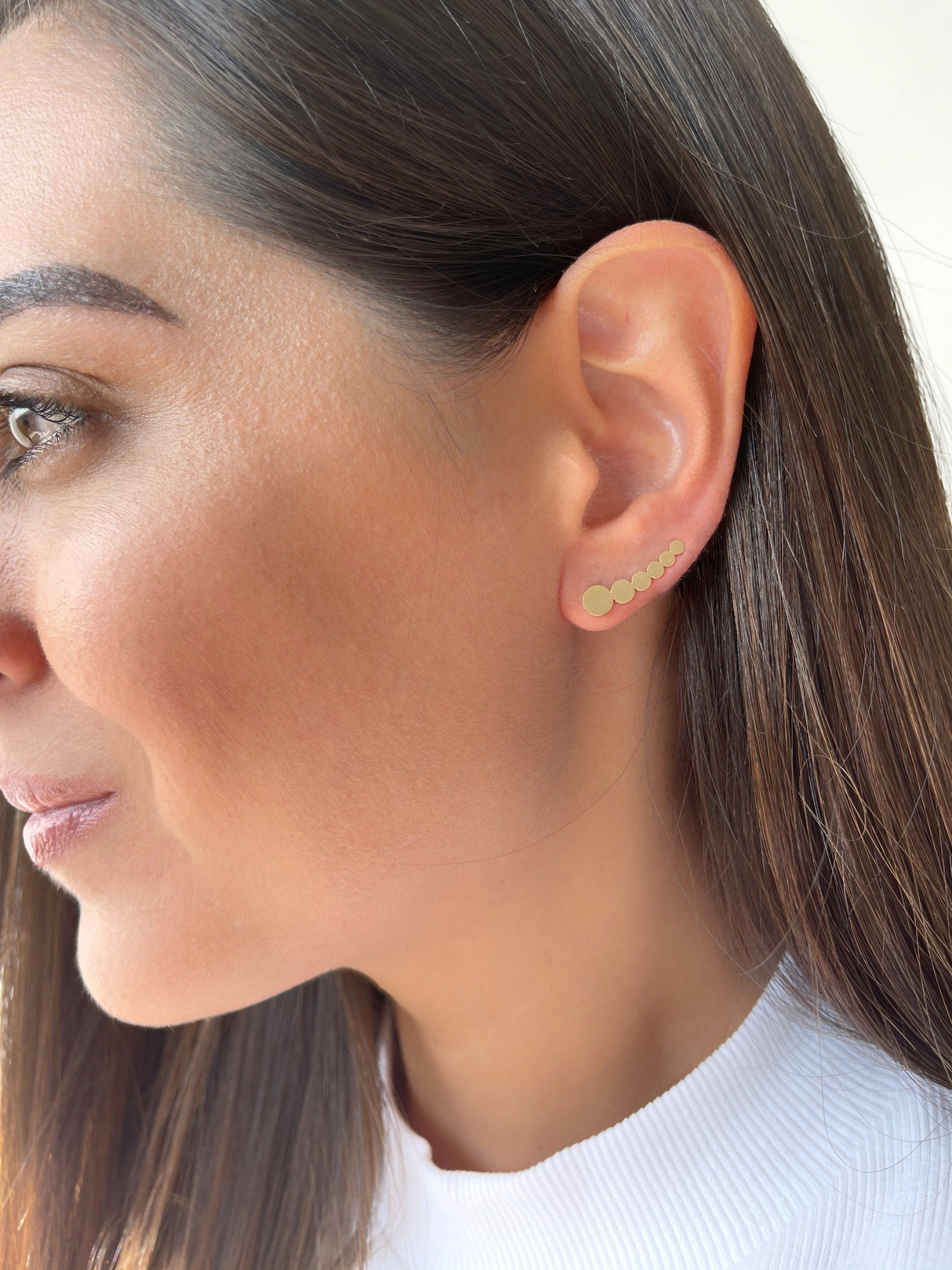 Ear Climber Burbuja Gold