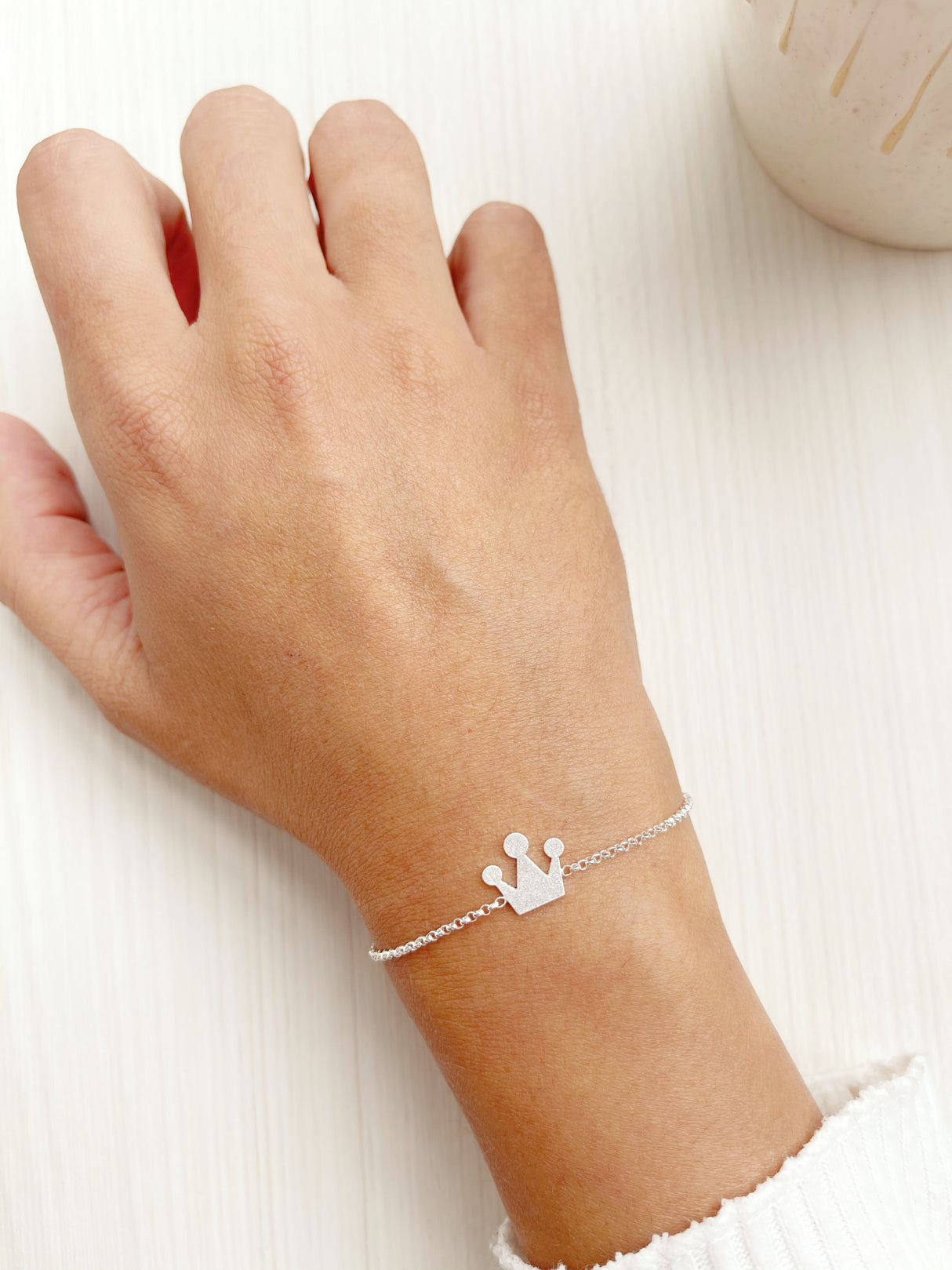 Pulsera Corona Silver