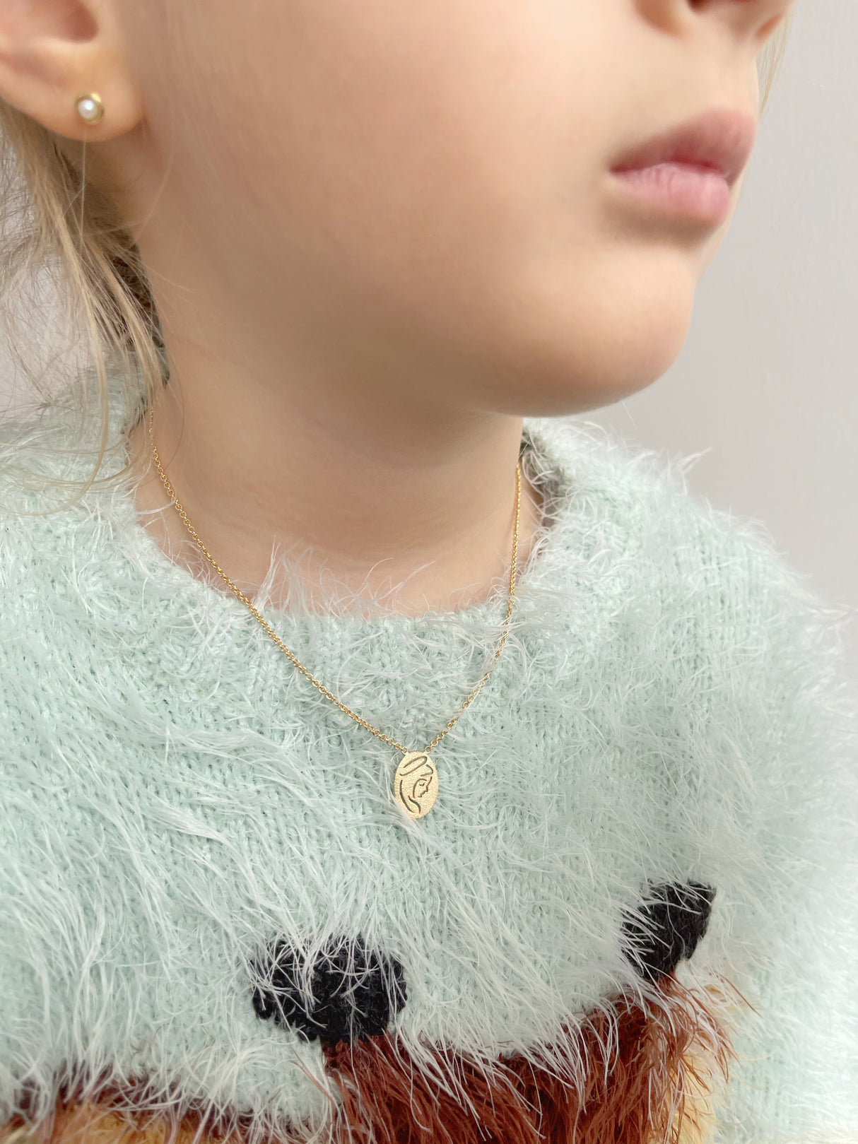 Collar Kids Virgen Gold