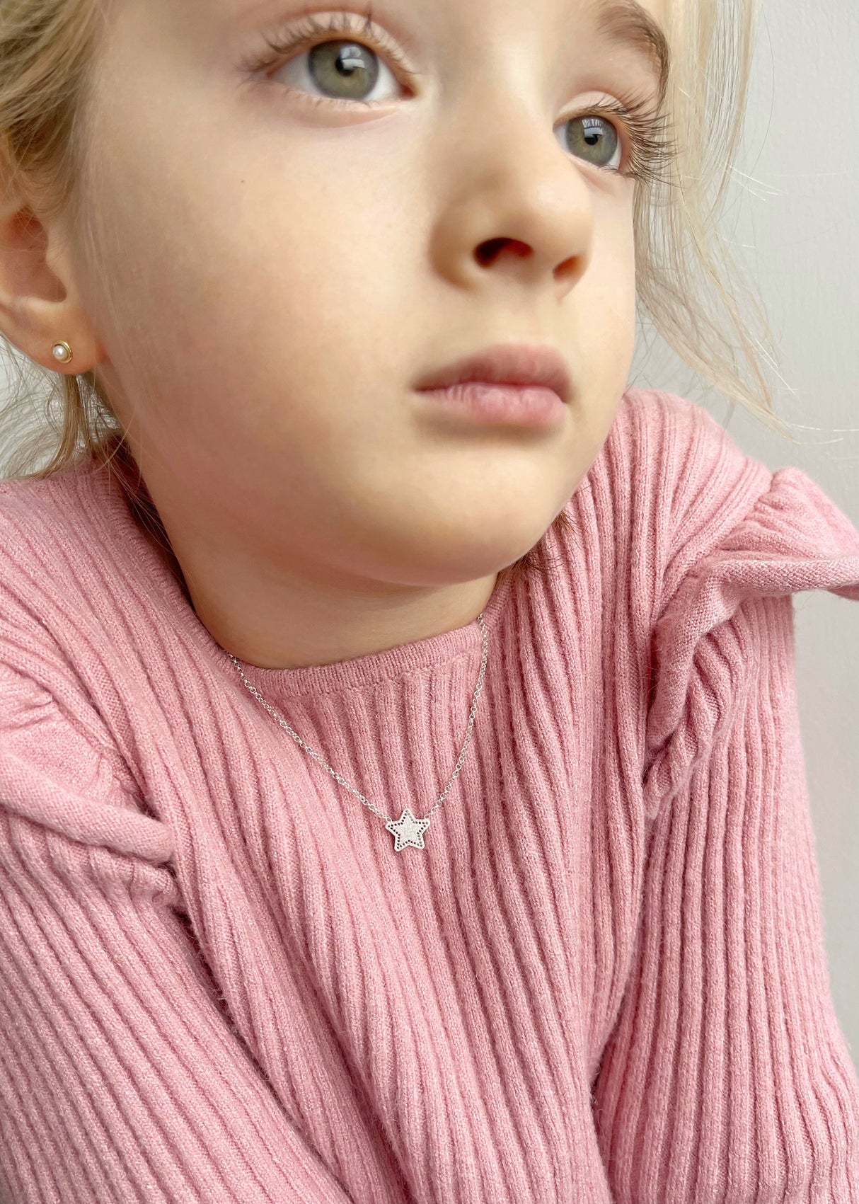 Collar Kids Estrellada Silver