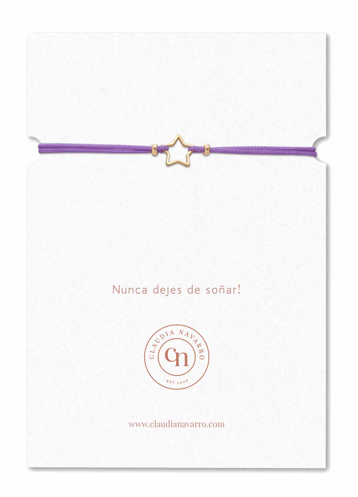 Pulsera Hilo Kids Estrella - Gold